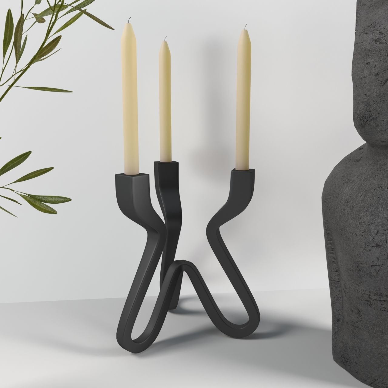 Decoration set 3D model_4