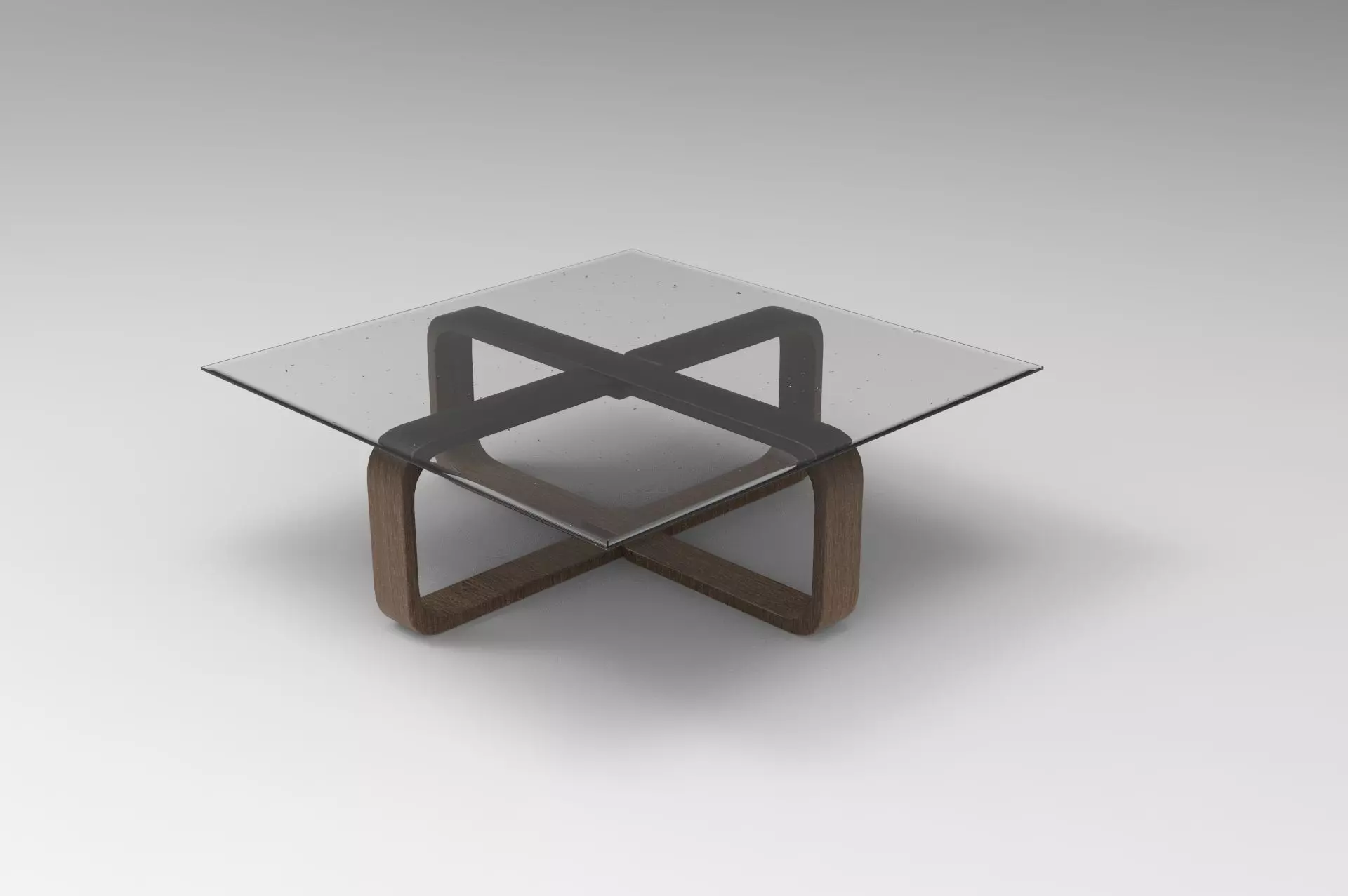 Glass Table-2 Low-poly 3D model_0