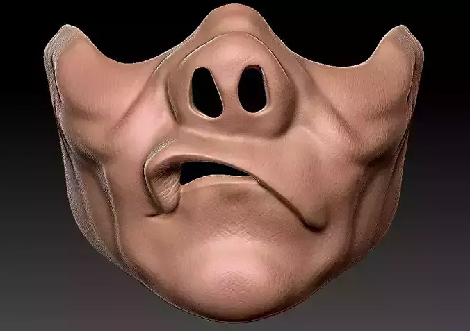 Twilight Zone Eye of the beholder Covid 19 Mask 3d printable 3D print model