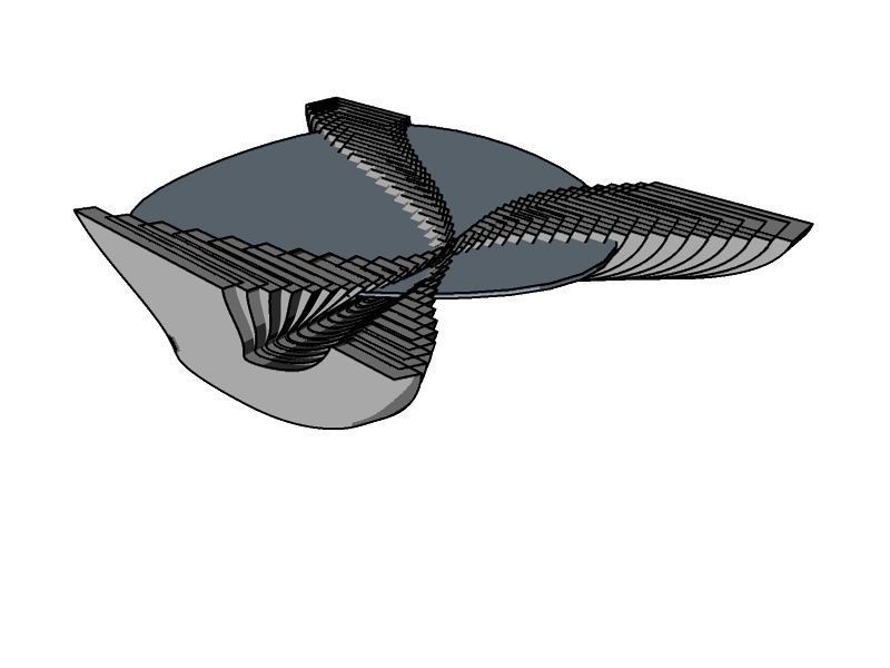 Modern Table 3D model_9