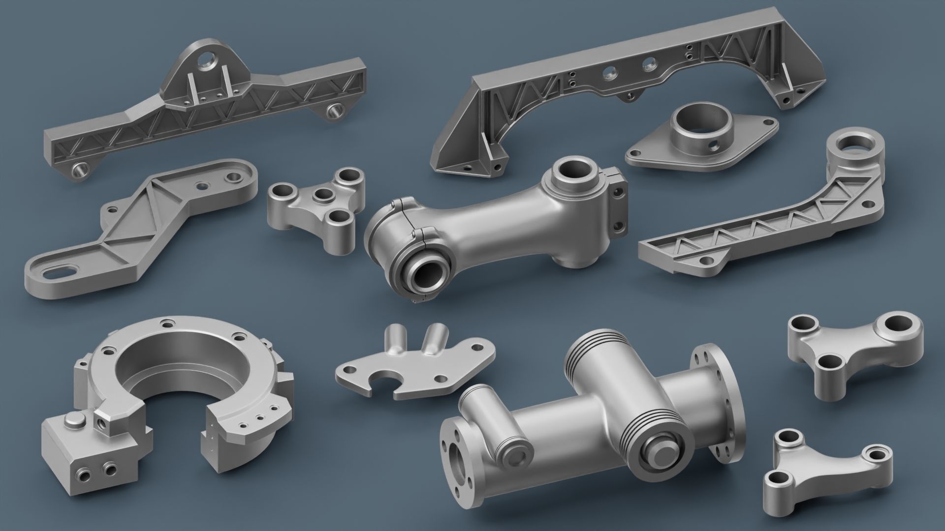 Hard Surface Mechanical Kitbash Quad Topology Volume 2 3D model_3