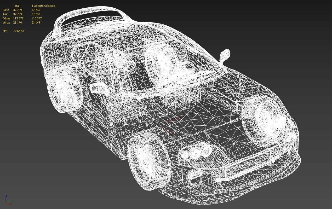 Supra Low-poly 3D model_10