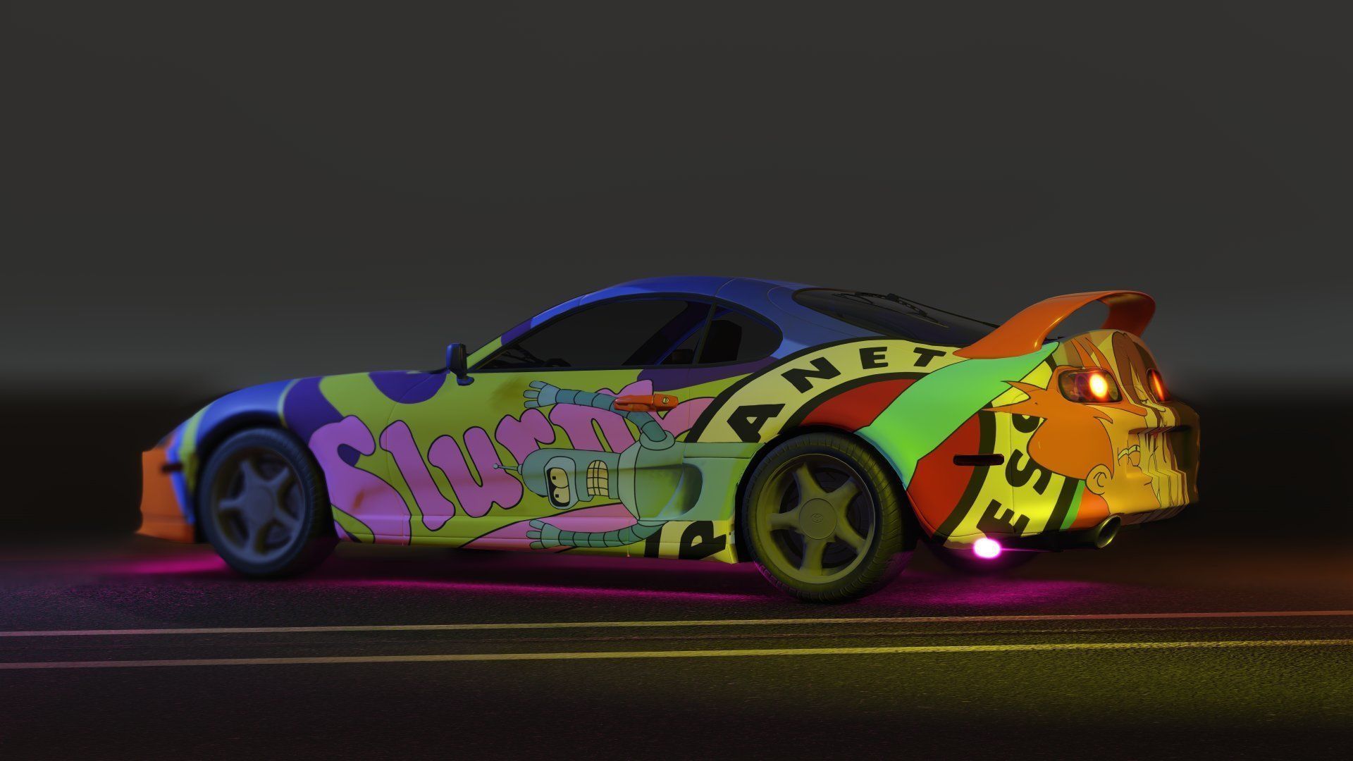 Supra Low-poly 3D model_8