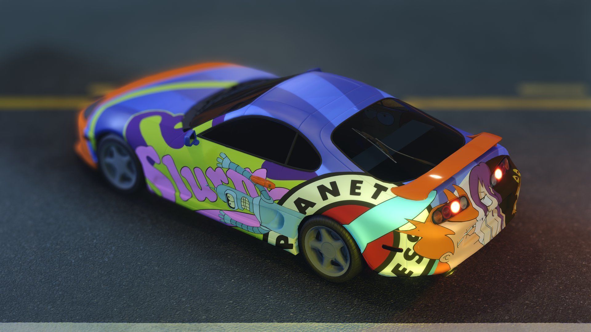 Supra Low-poly 3D model_6