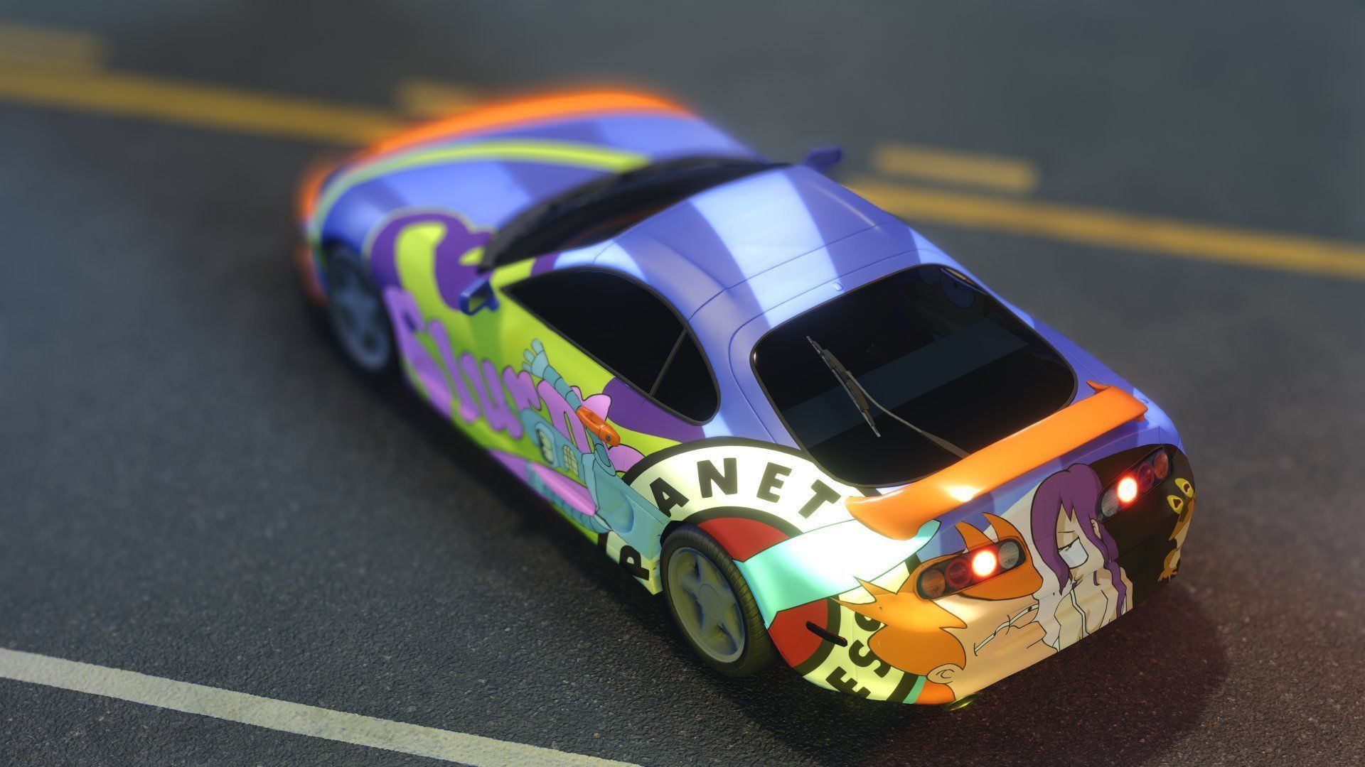 Supra Low-poly 3D model_5