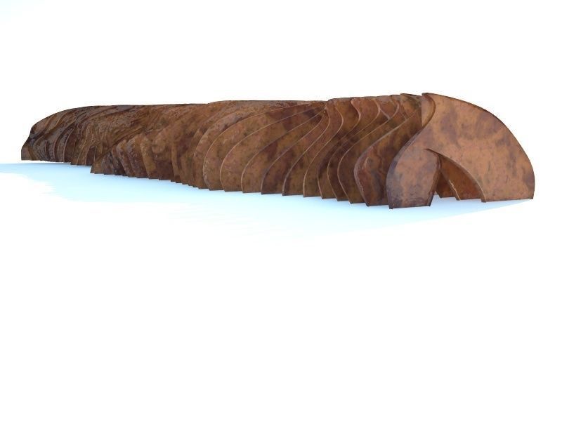 Parametric Gate 3D model_2