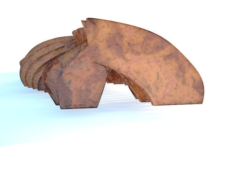 Parametric Gate 3D model_1