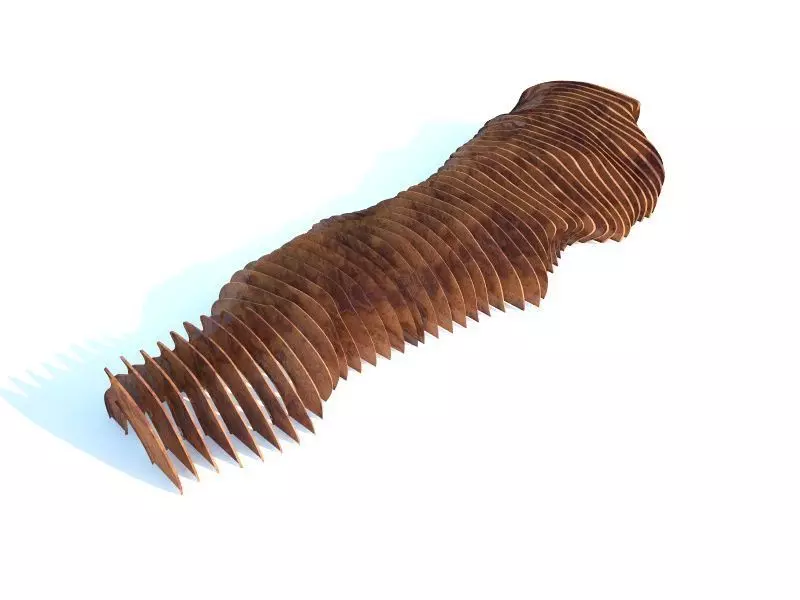 Parametric Gate 3D model_0