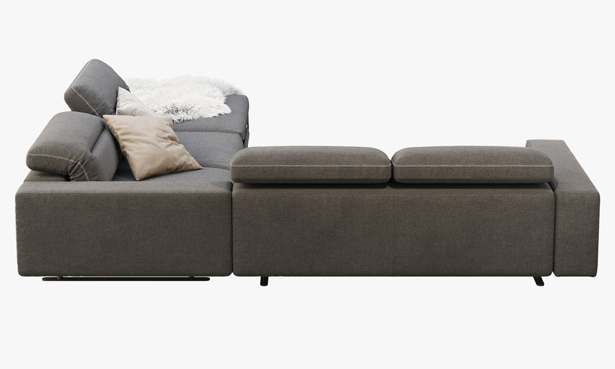BoConcept Hampton corner sofa with storage 3D model_12