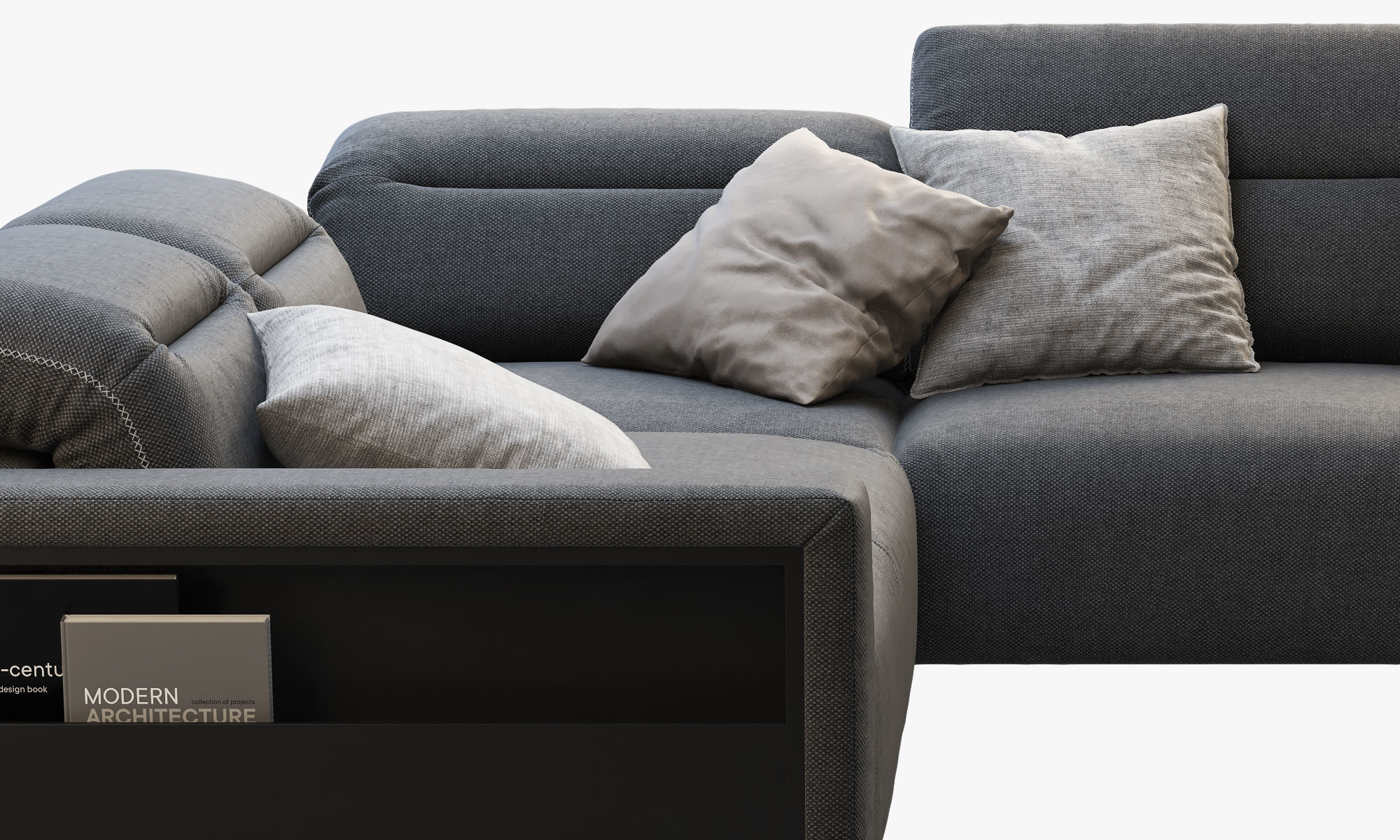 BoConcept Hampton corner sofa with storage 3D model_7