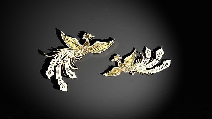 asian phoenix - Krimson Lee 3D print model
