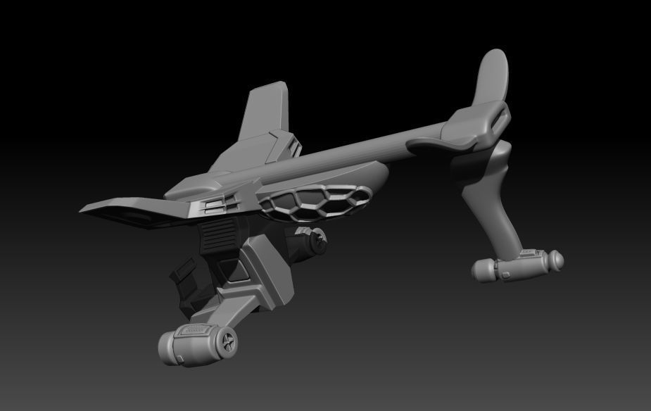 Turtle Blimp 1987 Ninja Turtles  3D print model_5