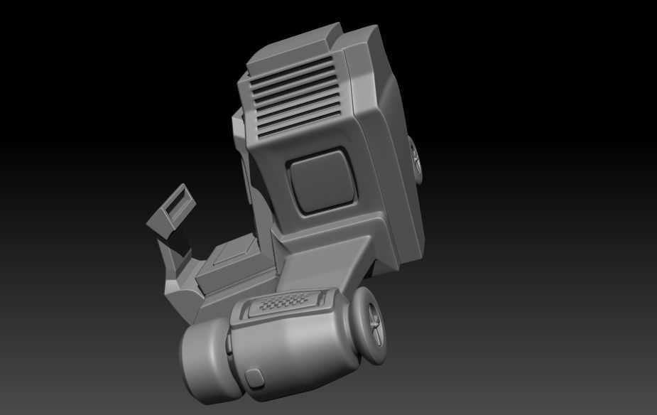 Turtle Blimp 1987 Ninja Turtles  3D print model_3