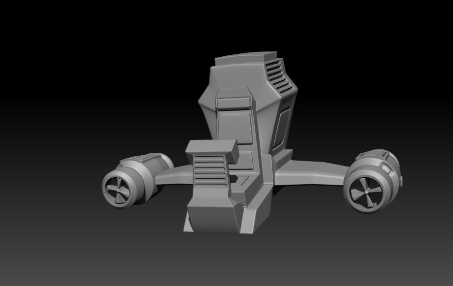 Turtle Blimp 1987 Ninja Turtles  3D print model_2