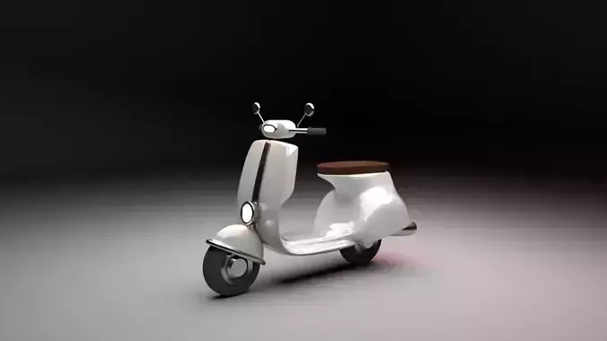 Scooter 3D Model vespa