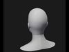 Female Head Realistic Base Mesh 2 3D Model 3D model_1