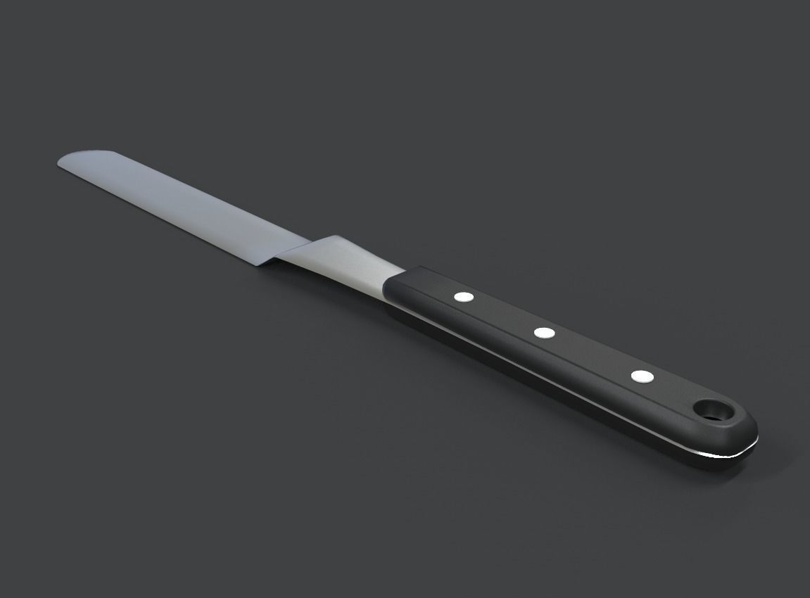 Pizza Knife 3D Model Low-poly 3D model_4