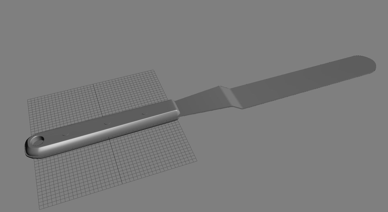 Pizza Knife 3D Model Low-poly 3D model_2