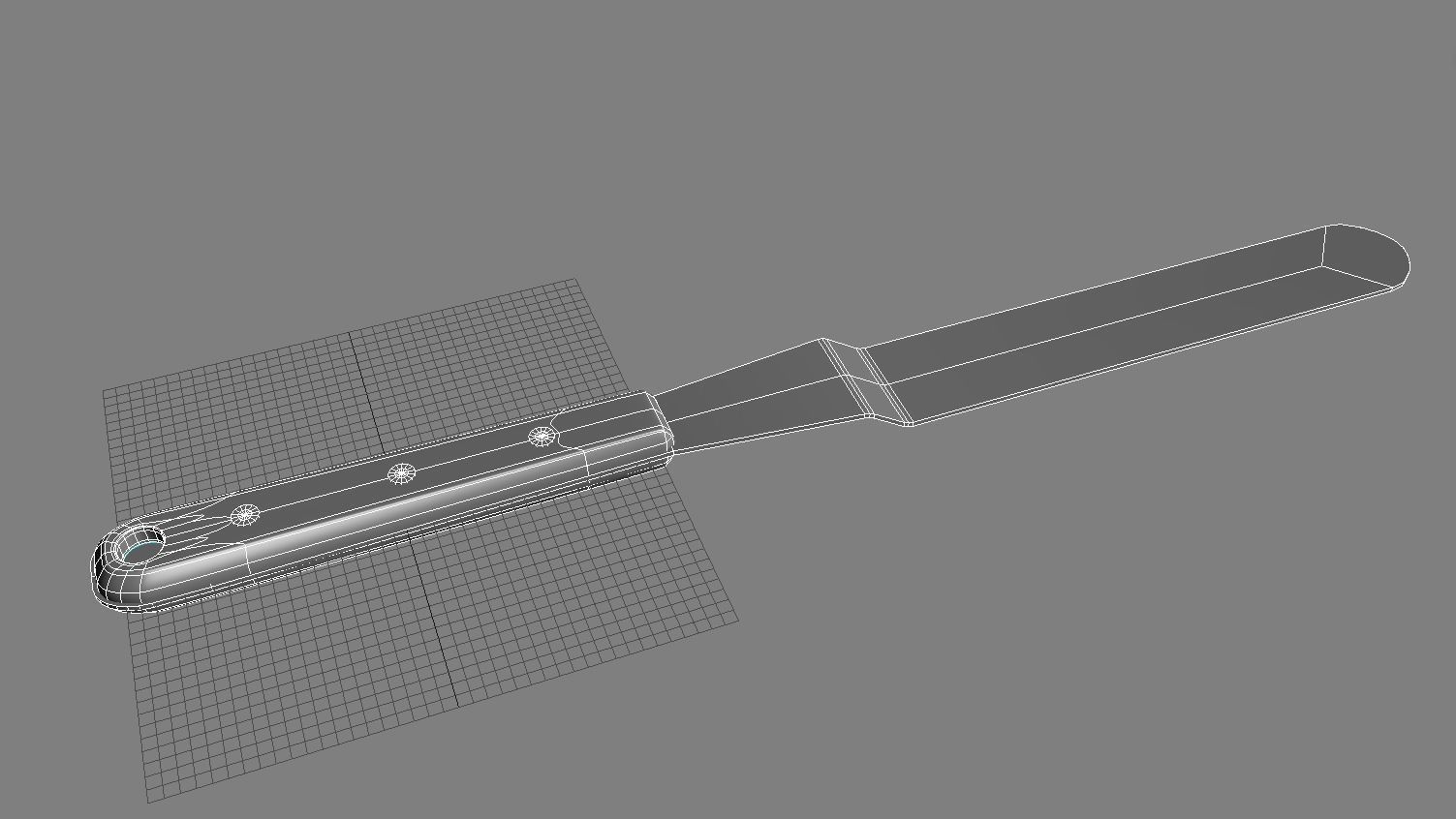 Pizza Knife 3D Model Low-poly 3D model_3