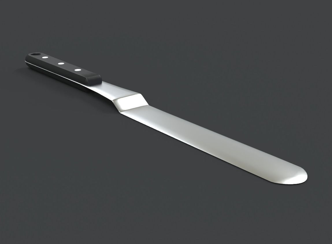 Pizza Knife 3D Model Low-poly 3D model_5