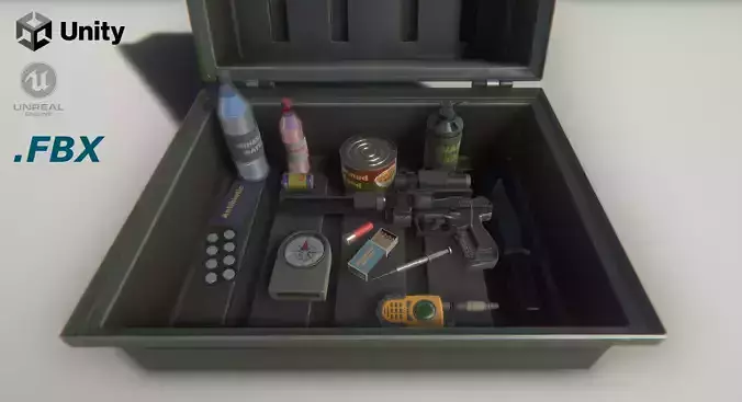 Survivor Model Pack Low-poly 3D model