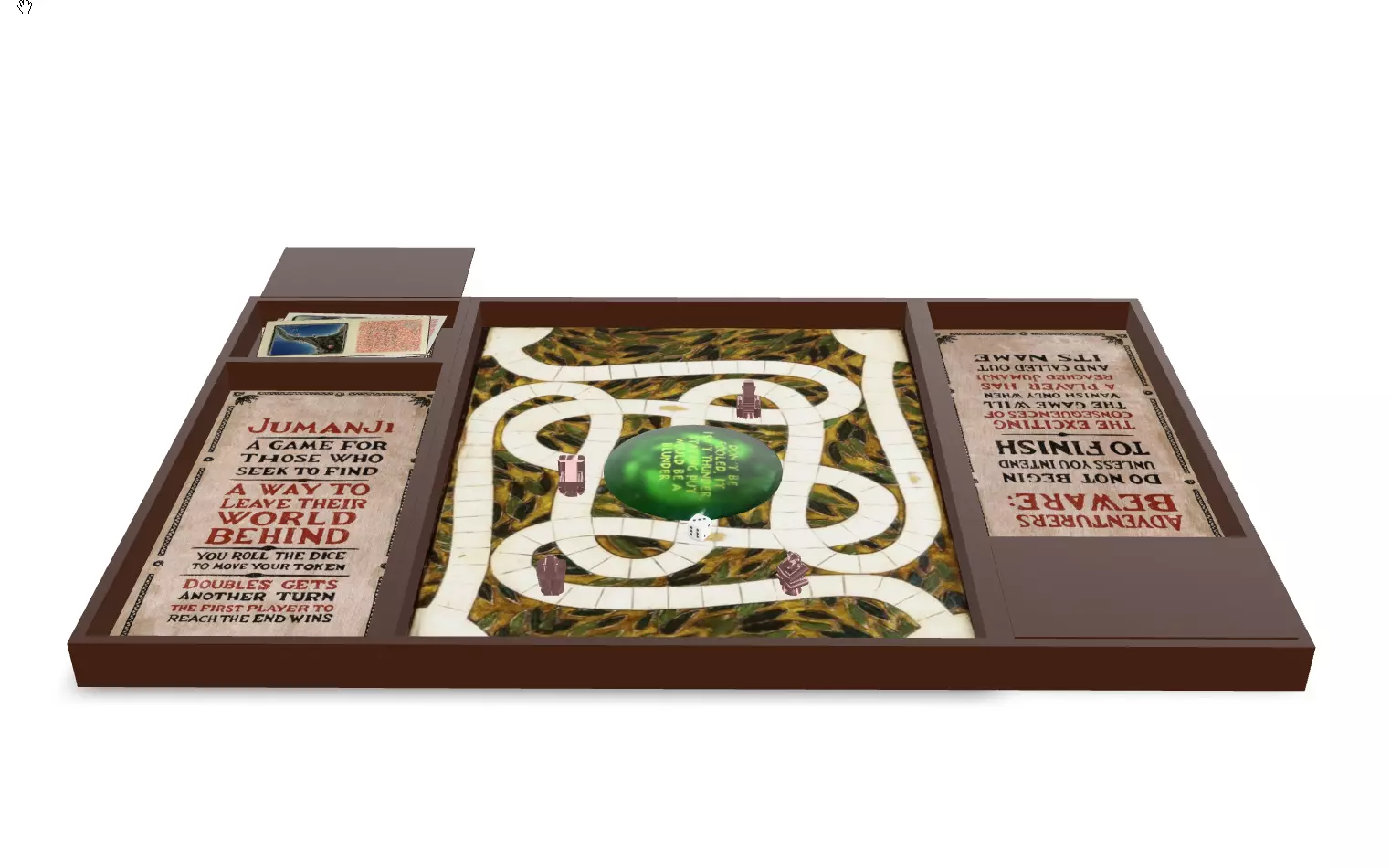 JUMANGI BOARD GAME 3D model