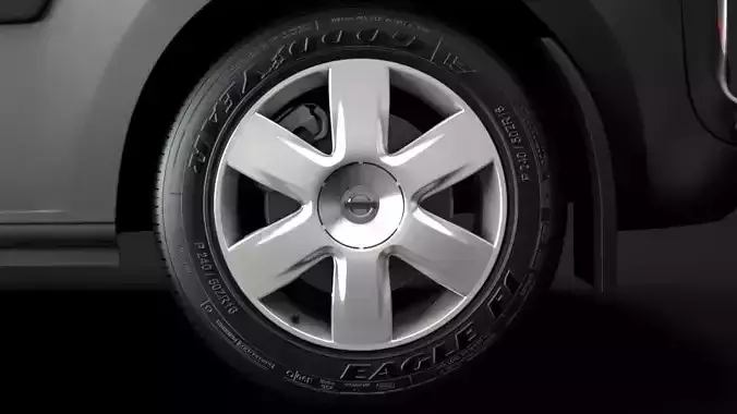 Nissan NV 250 Combi 2019 wheel 3D model