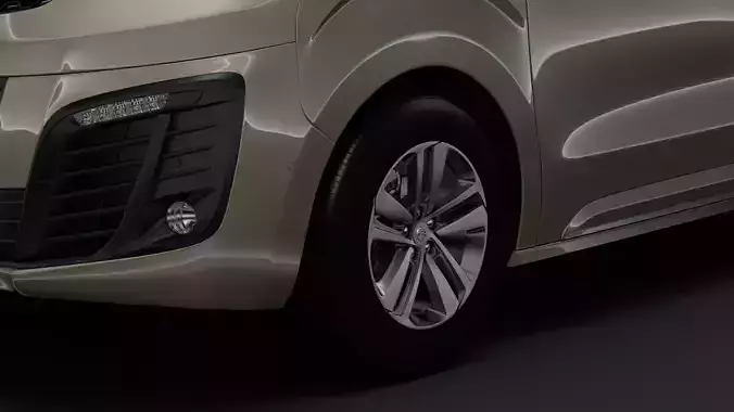 Opel Zafira Life 2019 wheel 3D model