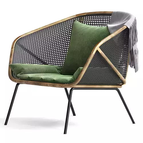 Sunday Lounge Chair 3D model