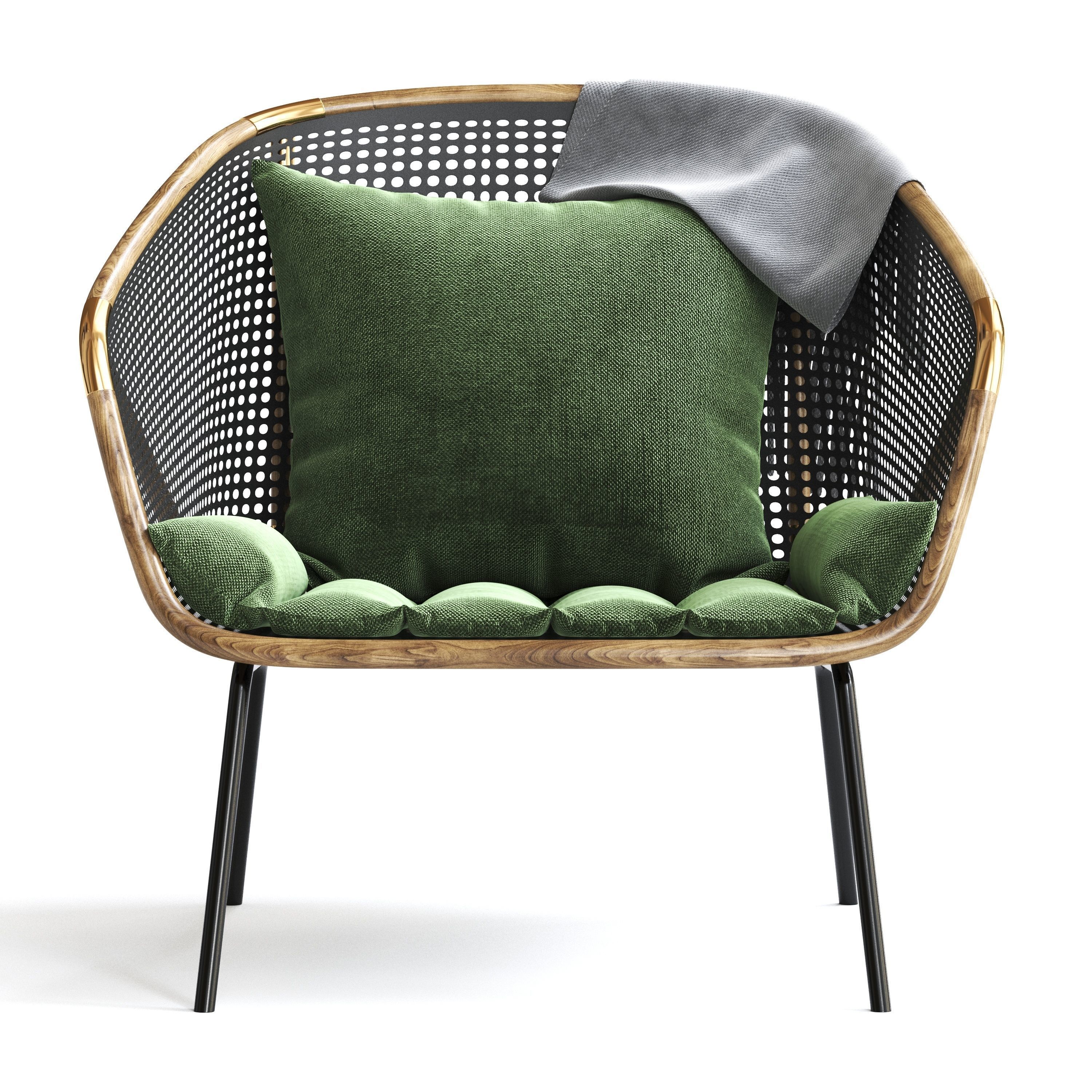 Sunday Lounge Chair 3D model_1