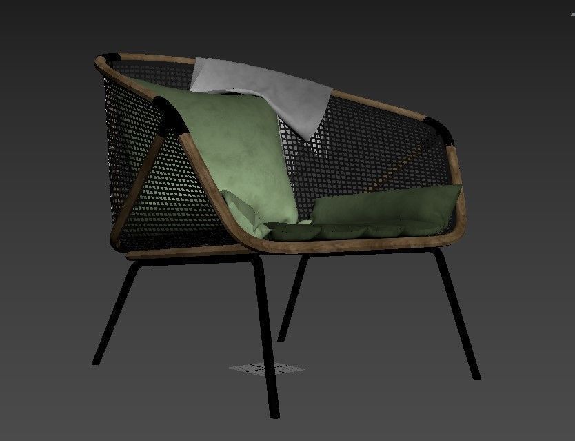 Sunday Lounge Chair 3D model_5