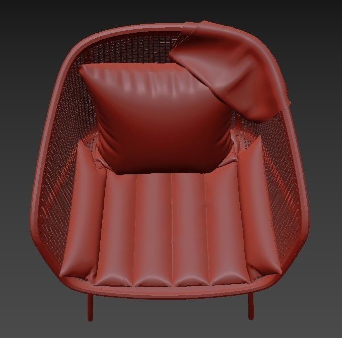 Sunday Lounge Chair 3D model_7