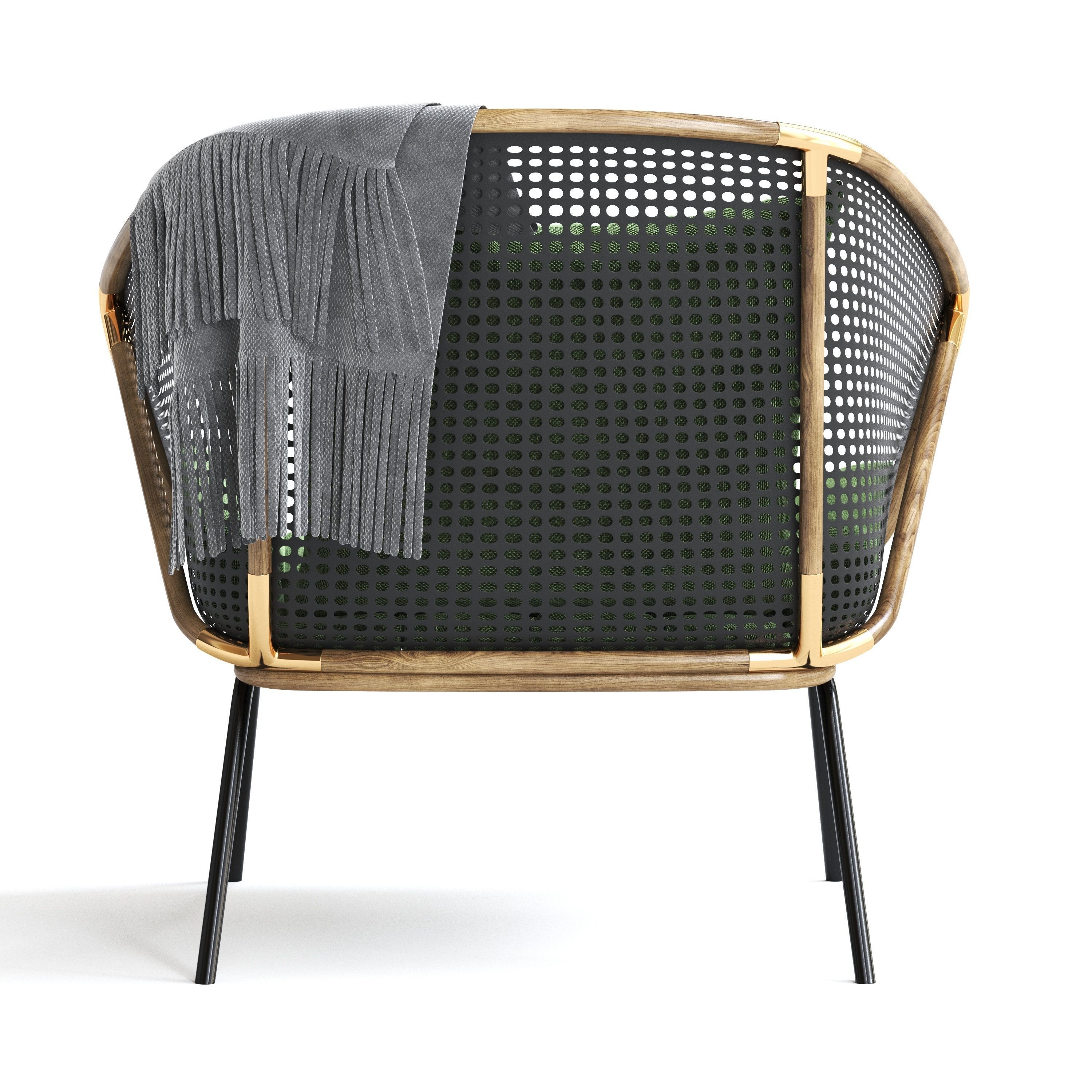 Sunday Lounge Chair 3D model_3