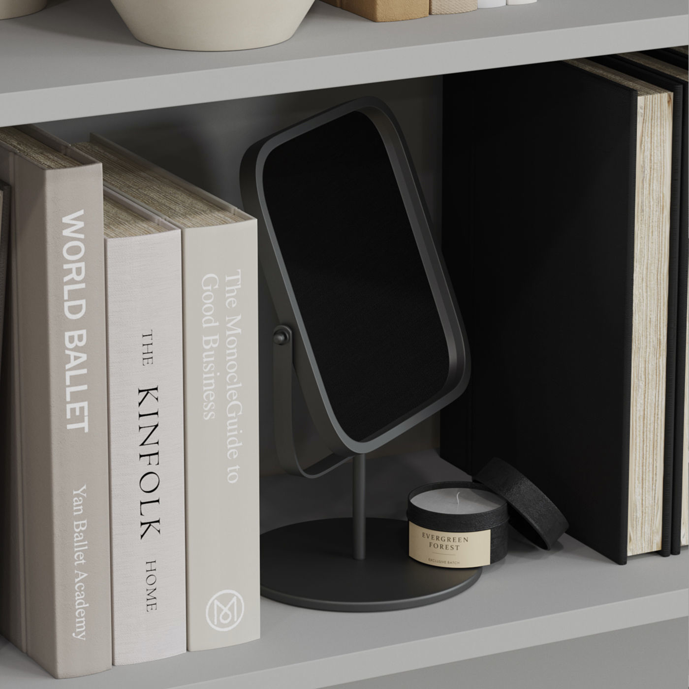 Decor shelf set 8 HM 3D model_1