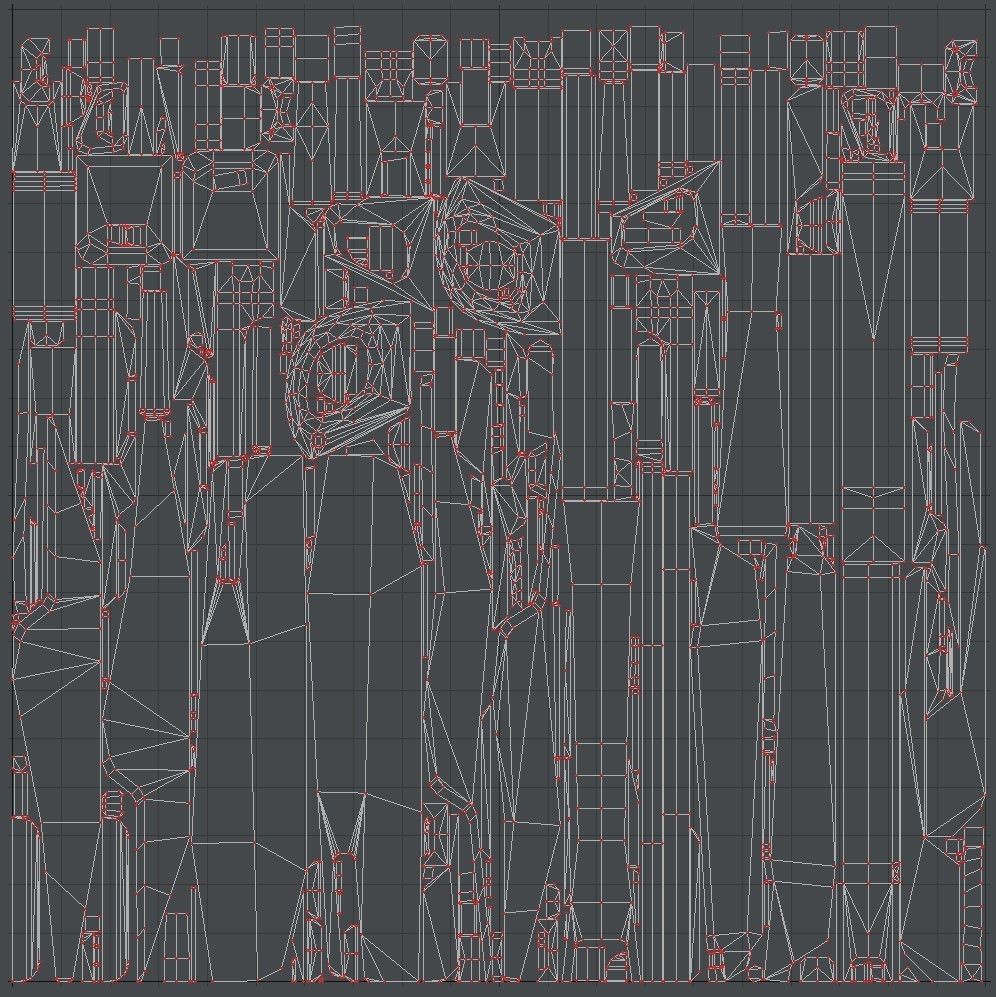 Cyber Assault Gun Low-poly 3D model_6
