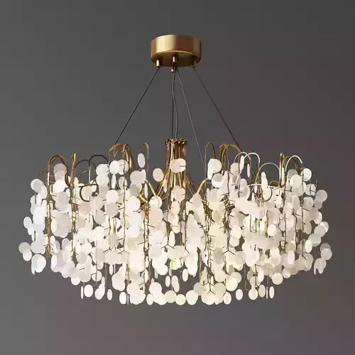 American Hotel Tree Branch Copper Crystal Chandelier