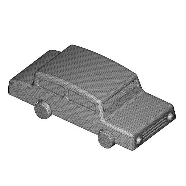 Mini Car Toy 3D print model_3