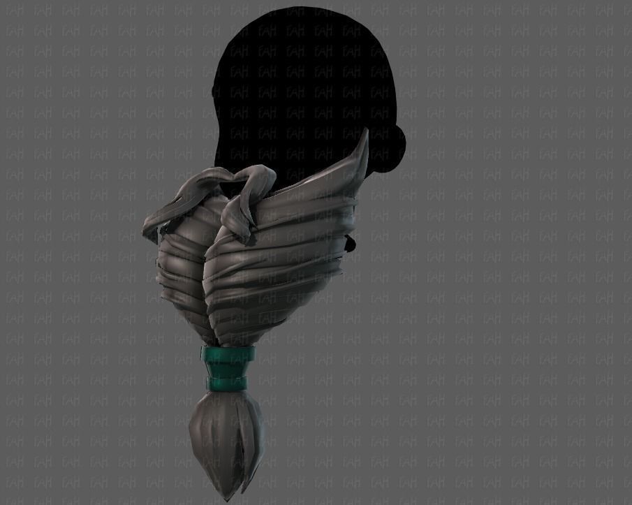 Beard V08 Low-poly 3D model_24