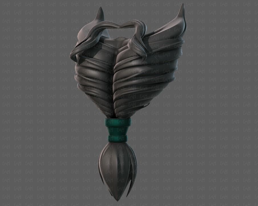 Beard V08 Low-poly 3D model_37