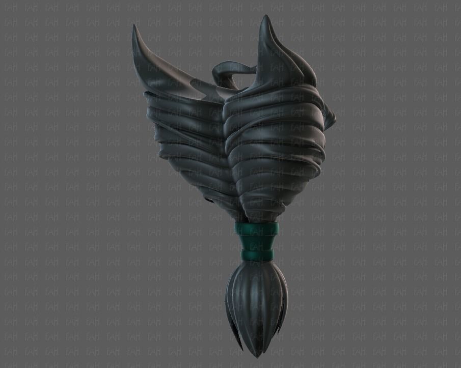 Beard V08 Low-poly 3D model_41