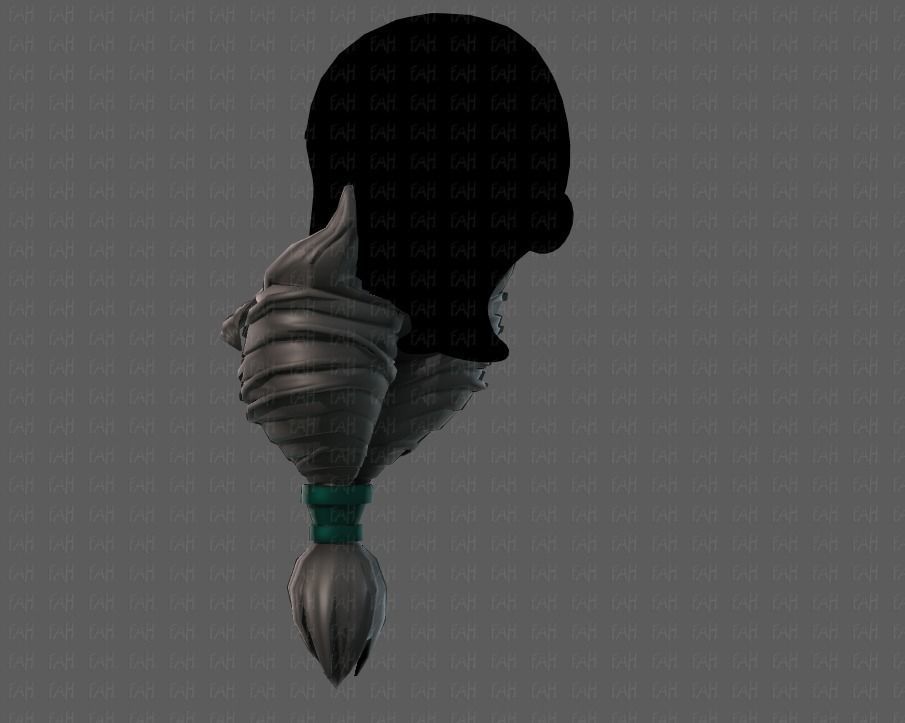 Beard V08 Low-poly 3D model_22