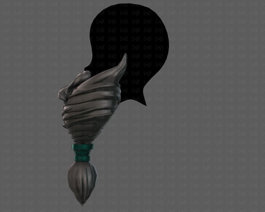 Beard V08 Low-poly 3D model_23