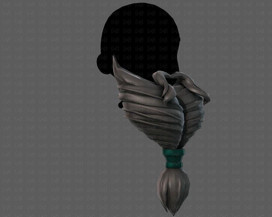 Beard V08 Low-poly 3D model_18