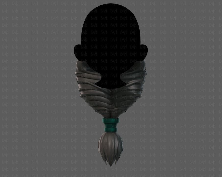 Beard V08 Low-poly 3D model_21