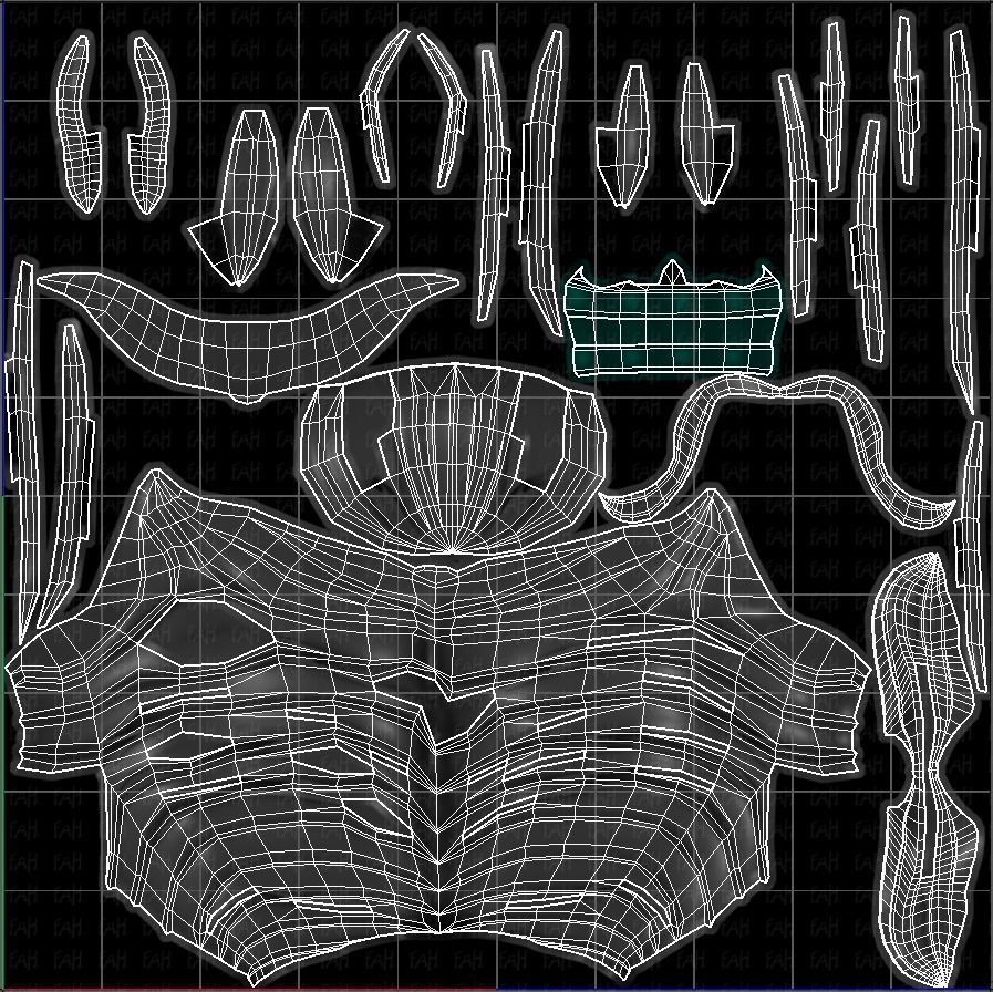 Beard V08 Low-poly 3D model_45