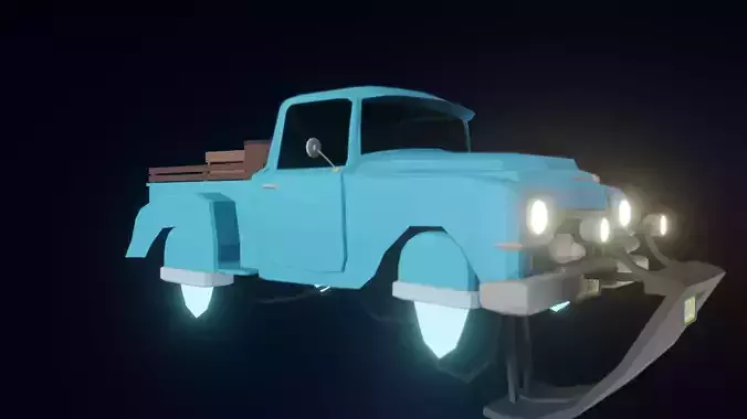 Game Ready Retro Hover Car