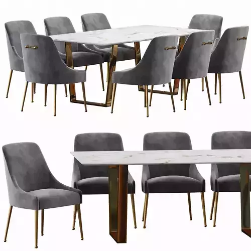 Elowen Chair and Malulani dining table
