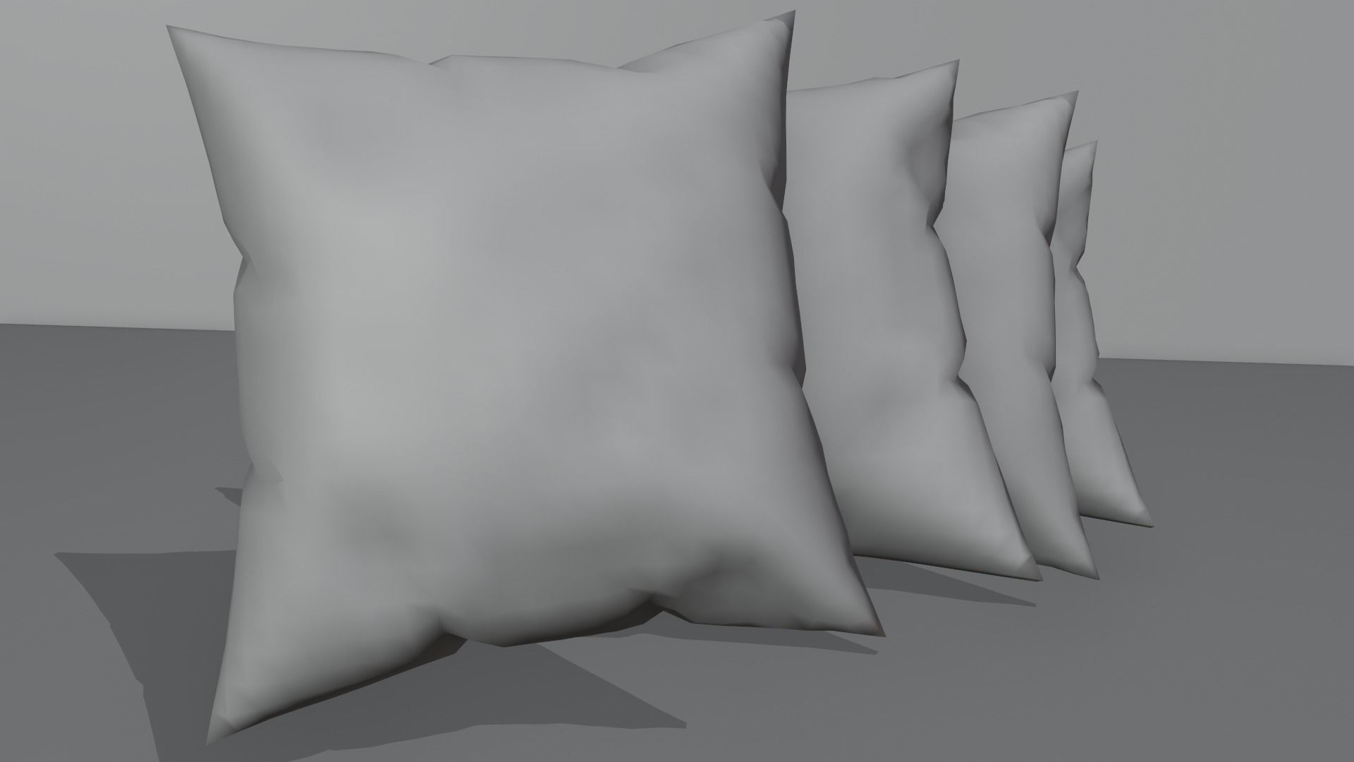 Pillows set of 3D model_6
