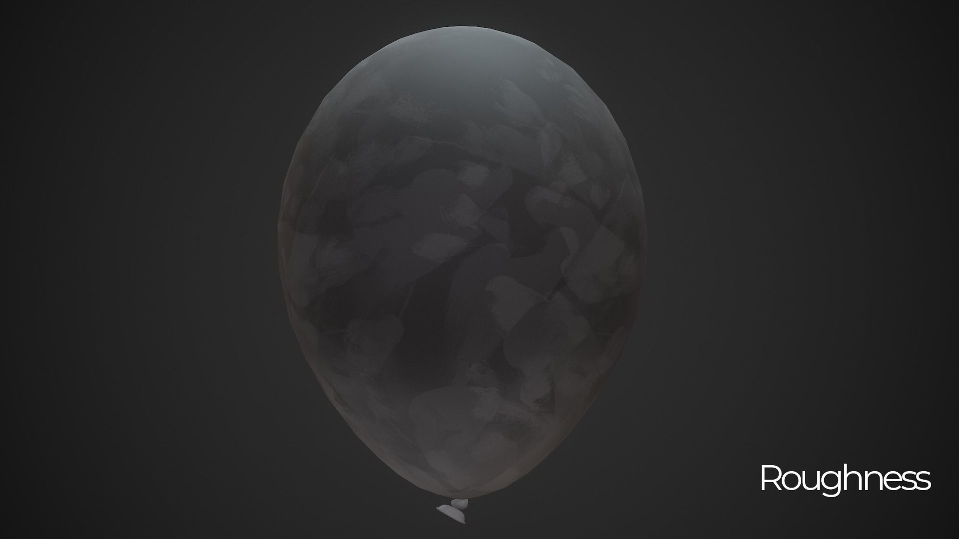 Balloons orange balloon 3D model_20