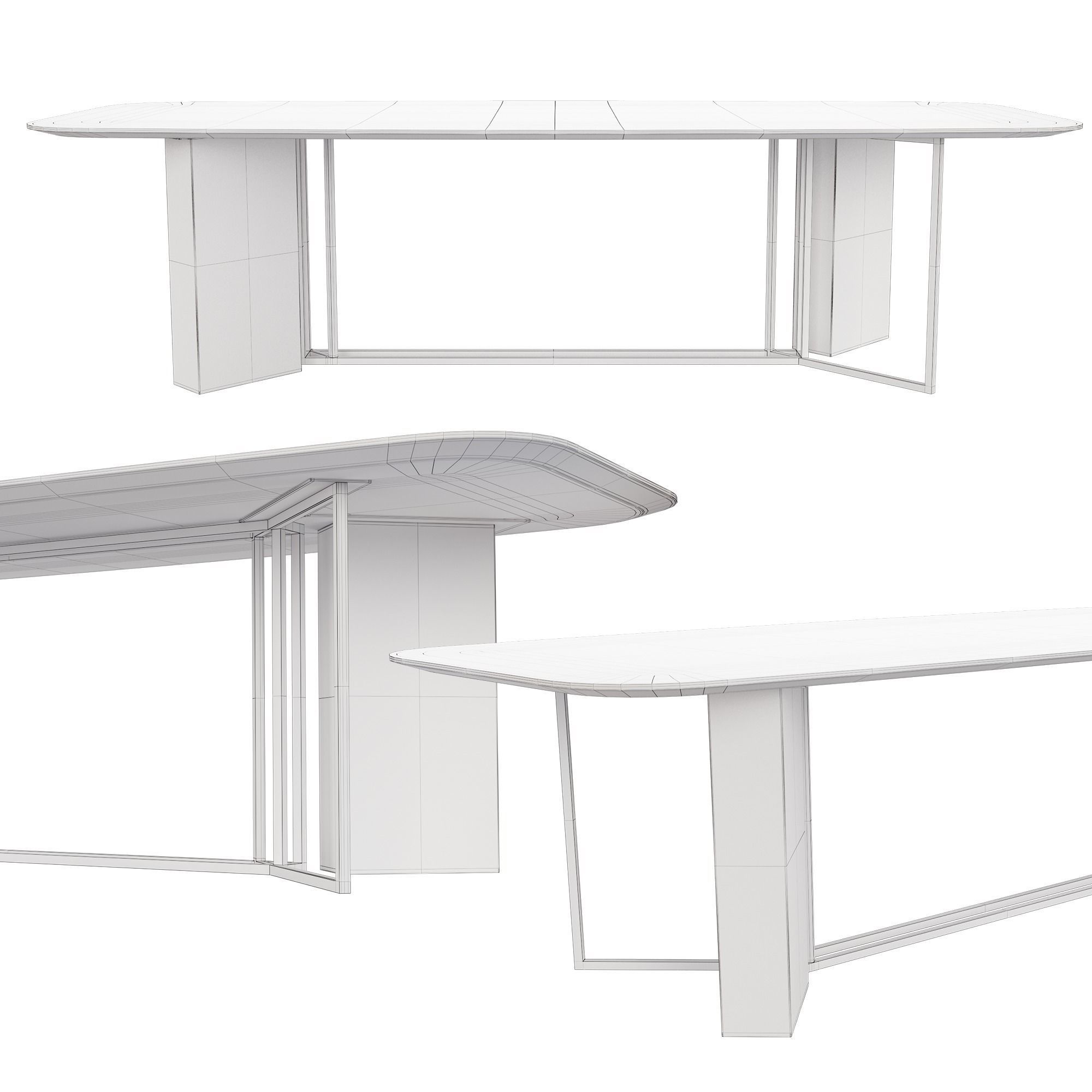 Plinto Meridiani Table 3D model_2